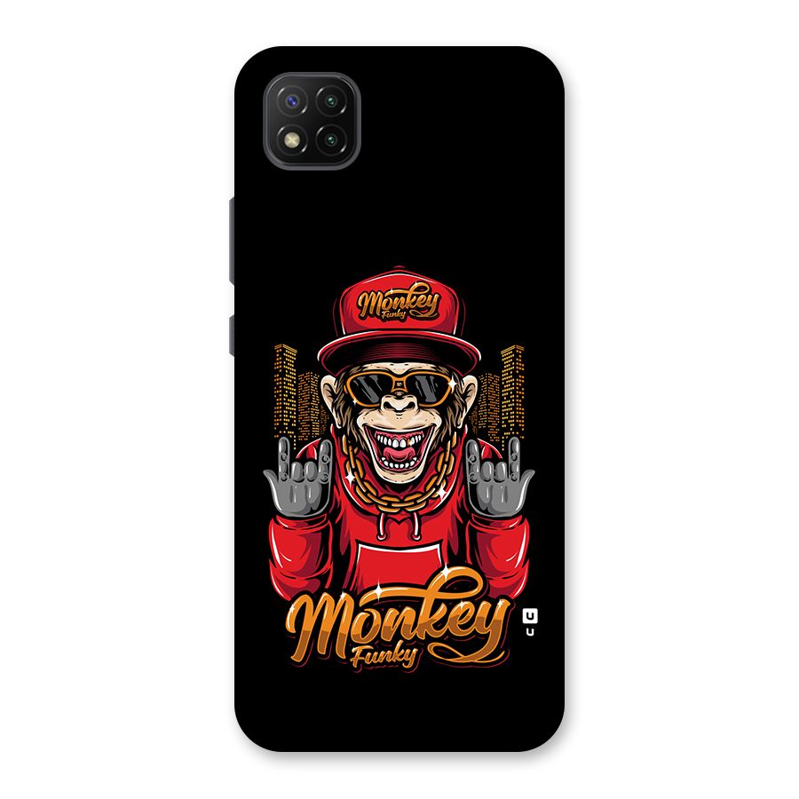 Hunky Funky Monkey Back Case for Poco C3