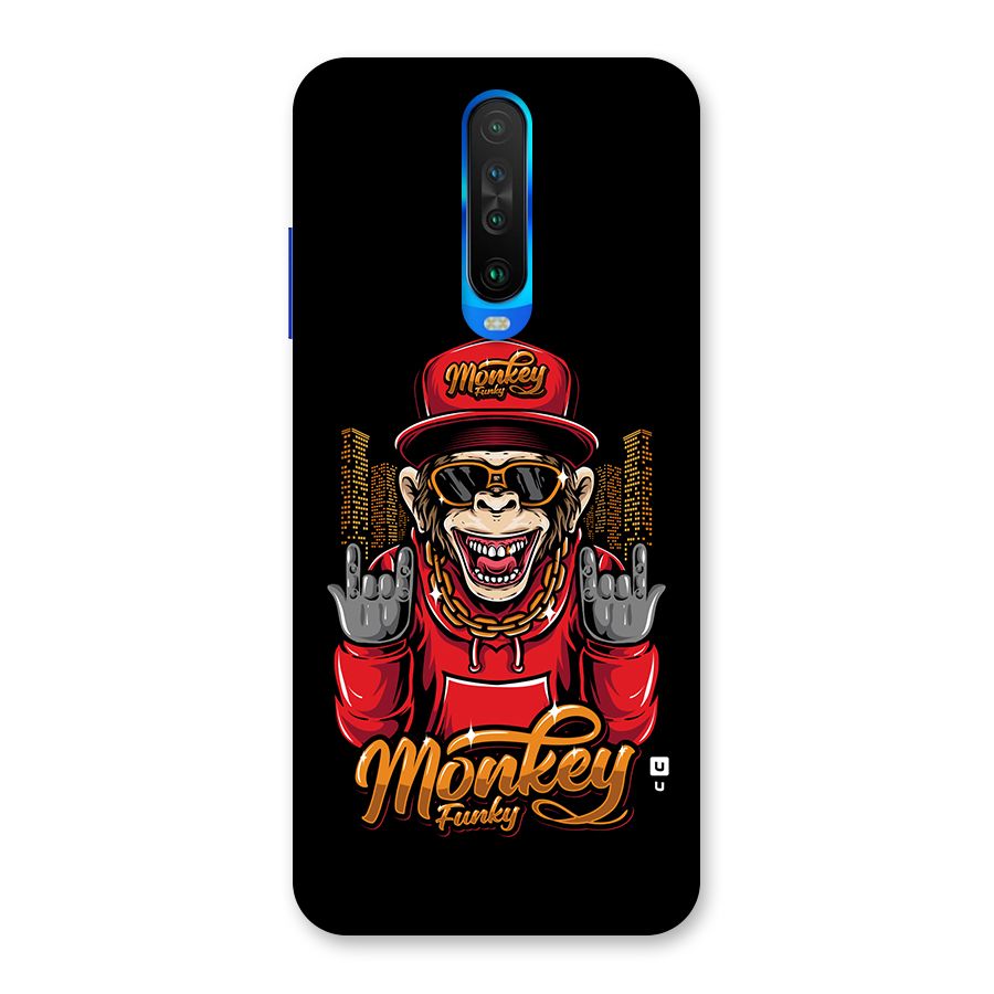 Hunky Funky Monkey Back Case for Poco X2