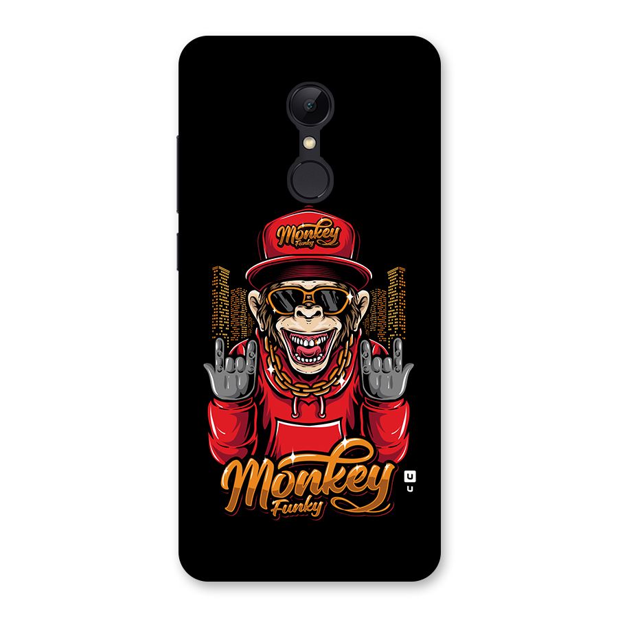 Hunky Funky Monkey Back Case for Redmi 5