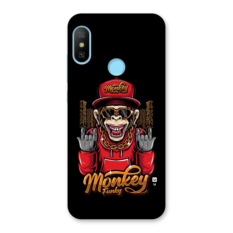 Hunky Funky Monkey Back Case for Redmi 6 Pro