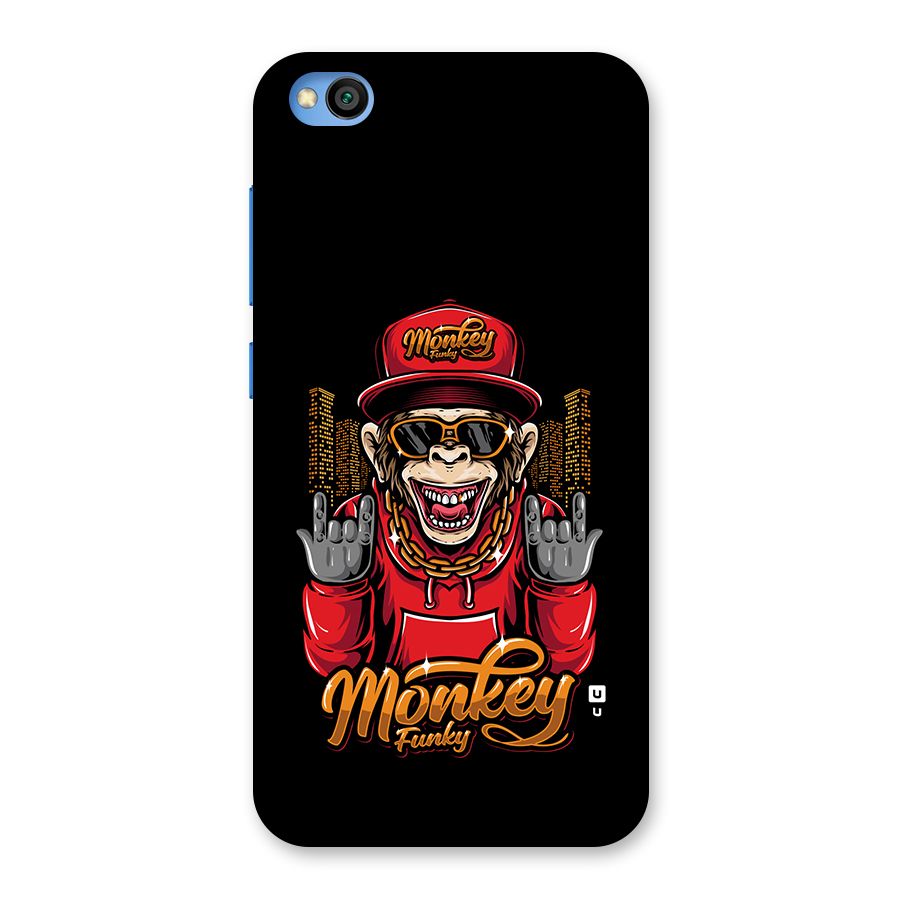 Hunky Funky Monkey Back Case for Redmi Go