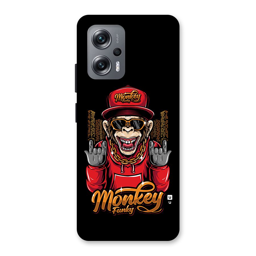 Hunky Funky Monkey Back Case for Redmi K50i
