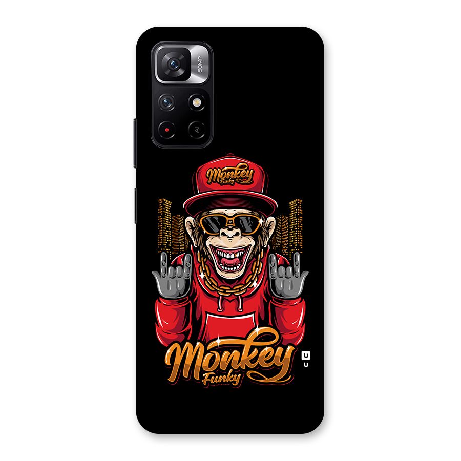 Hunky Funky Monkey Back Case for Redmi Note 11T 5G