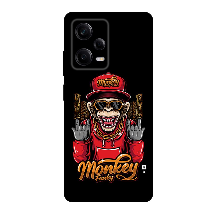 Hunky Funky Monkey Back Case for Redmi Note 12 Pro