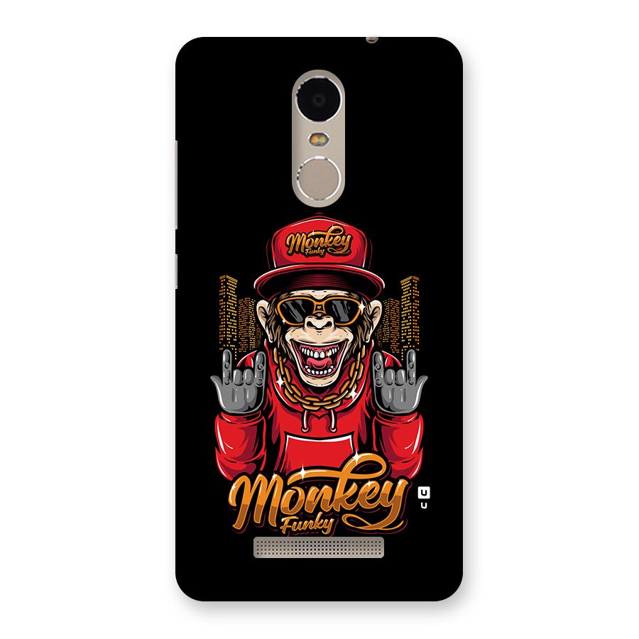 Hunky Funky Monkey Back Case for Redmi Note 3