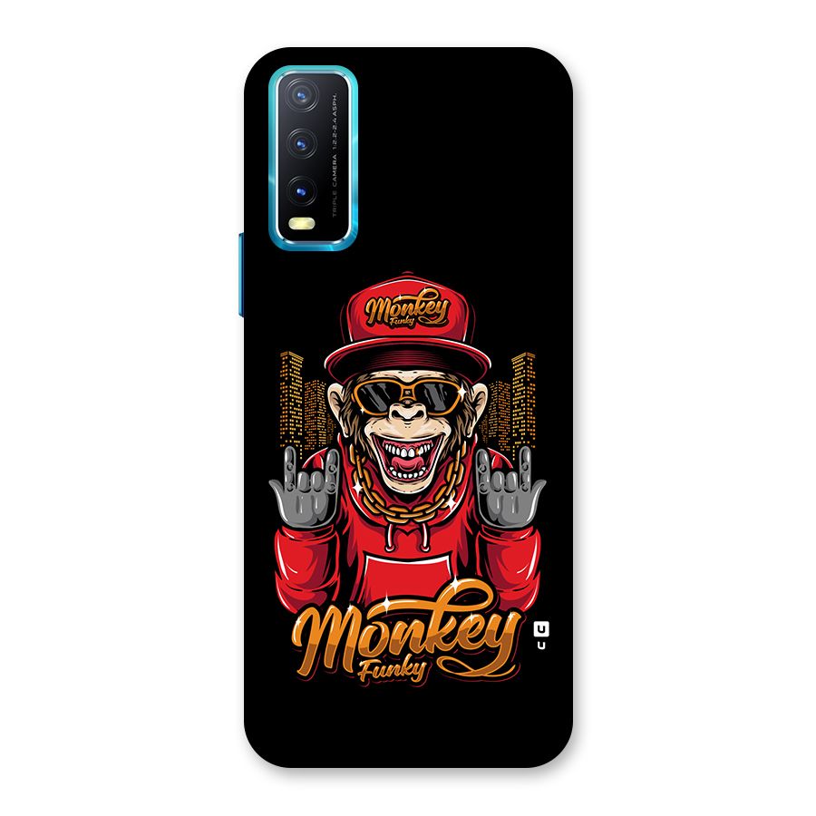 Hunky Funky Monkey Back Case for Vivo Y12s