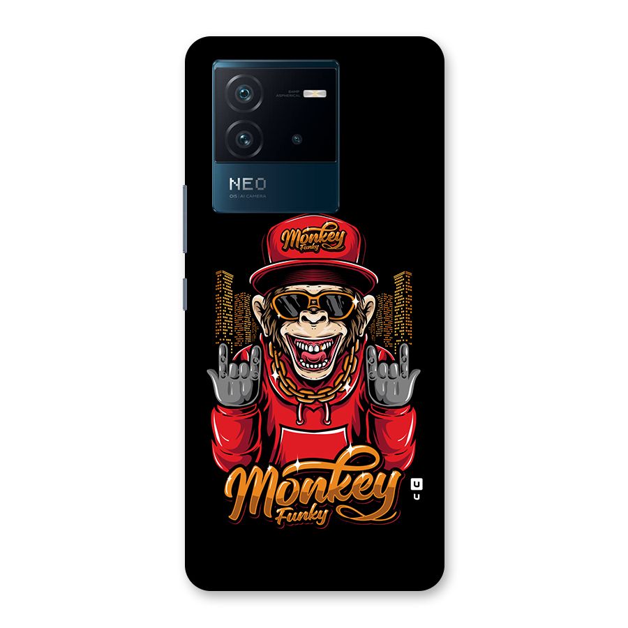 Hunky Funky Monkey Back Case for Vivo iQOO Neo 6 5G