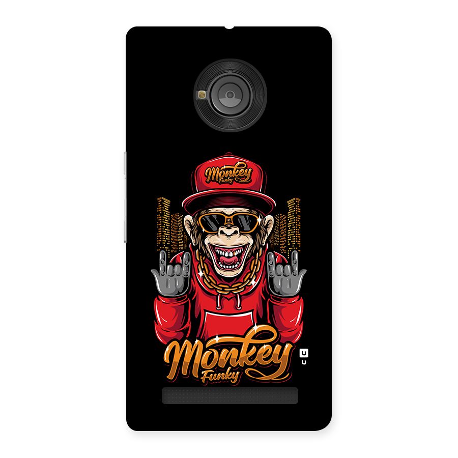Hunky Funky Monkey Back Case for Yuphoria