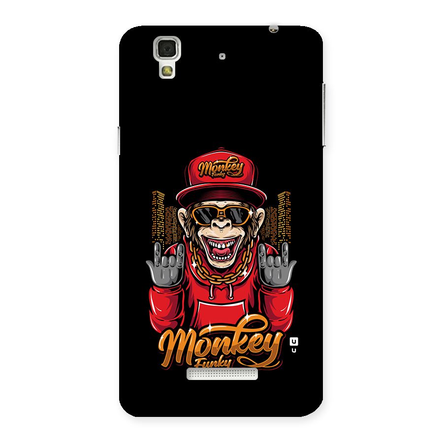 Hunky Funky Monkey Back Case for Yureka