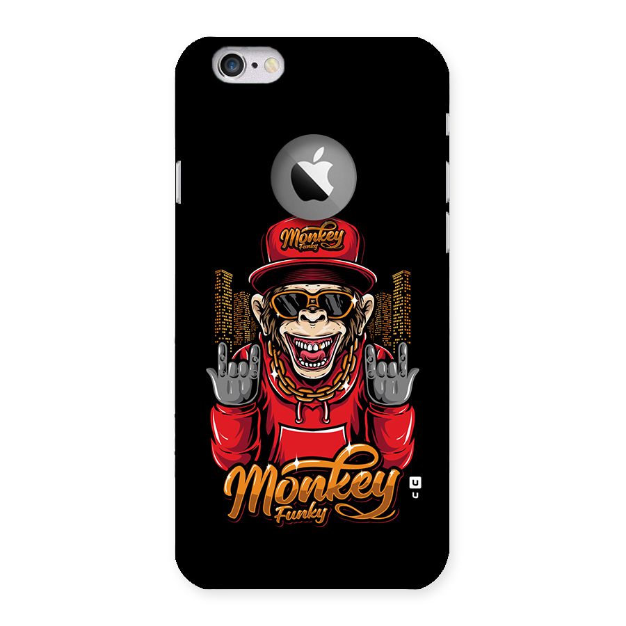 Hunky Funky Monkey Back Case for iPhone 6 Logo Cut
