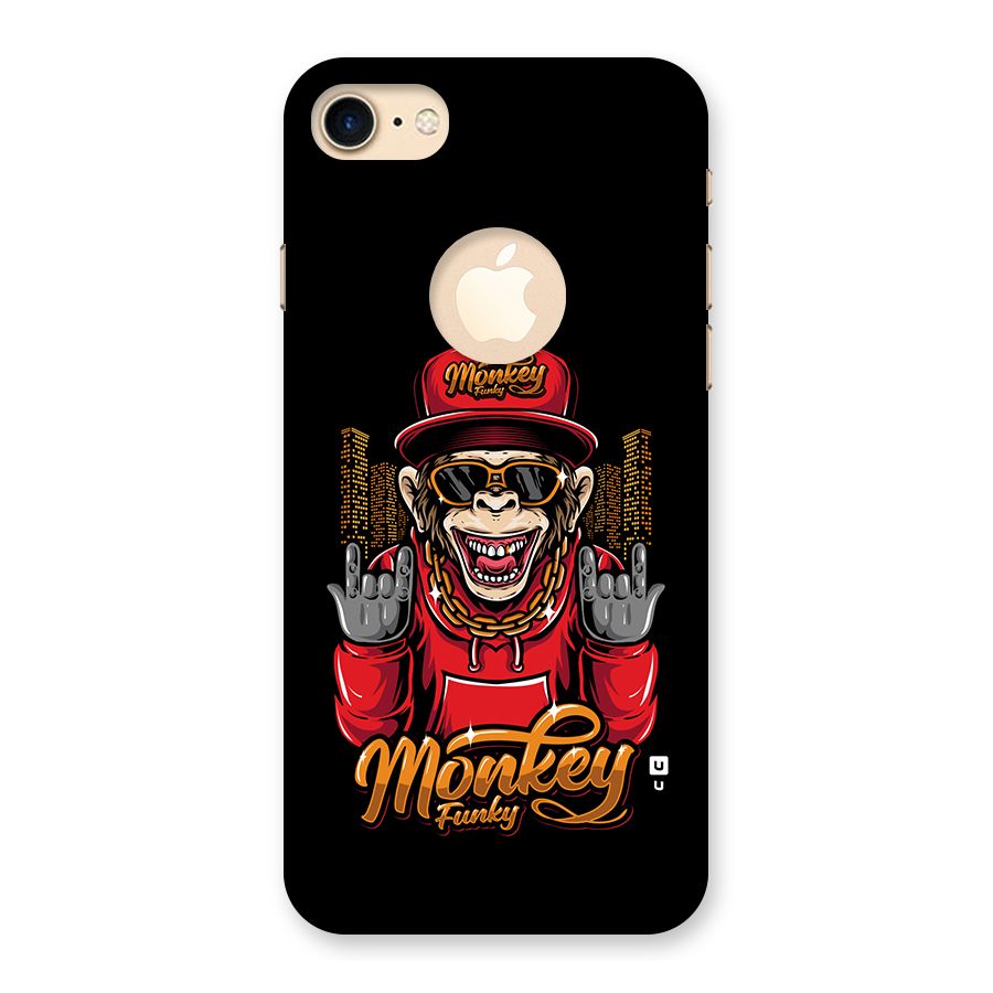 Hunky Funky Monkey Back Case for iPhone 7 Logo Cut