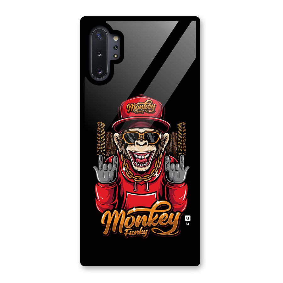Hunky Funky Monkey Glass Back Case for Galaxy Note 10 Plus