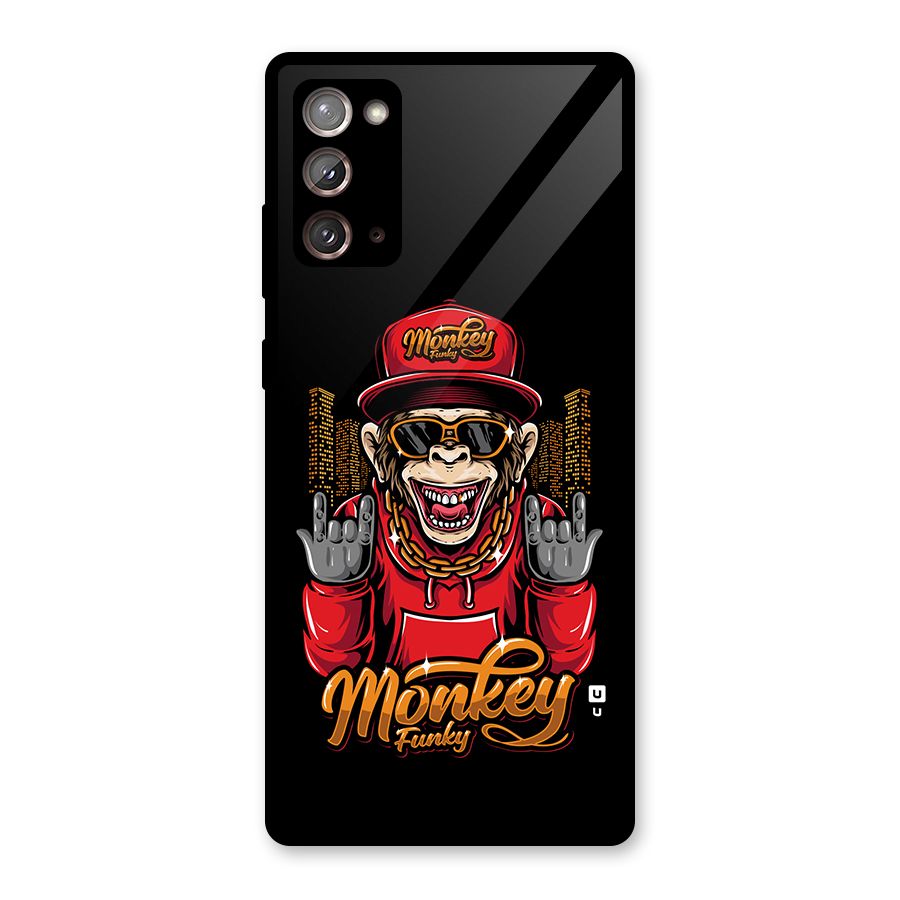 Hunky Funky Monkey Glass Back Case for Galaxy Note 20