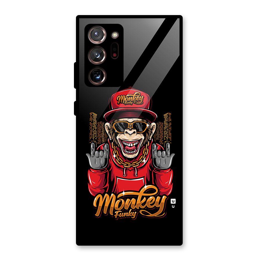 Hunky Funky Monkey Glass Back Case for Galaxy Note 20 Ultra