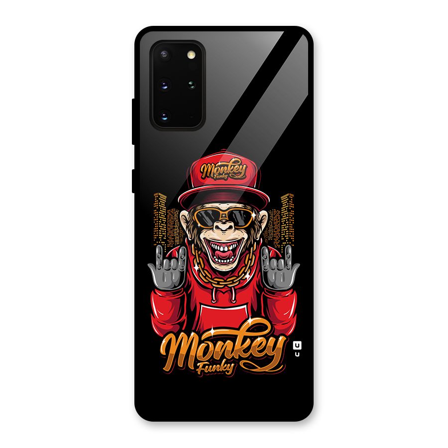 Hunky Funky Monkey Glass Back Case for Galaxy S20 Plus