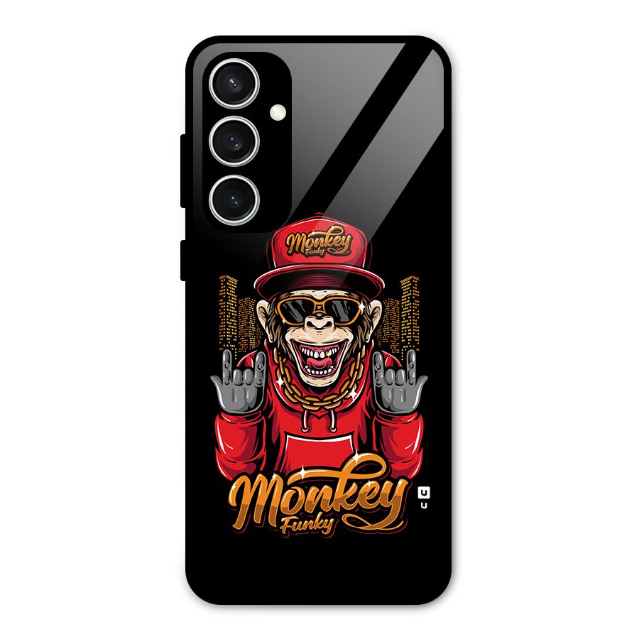 Hunky Funky Monkey Glass Back Case for Galaxy S23 FE