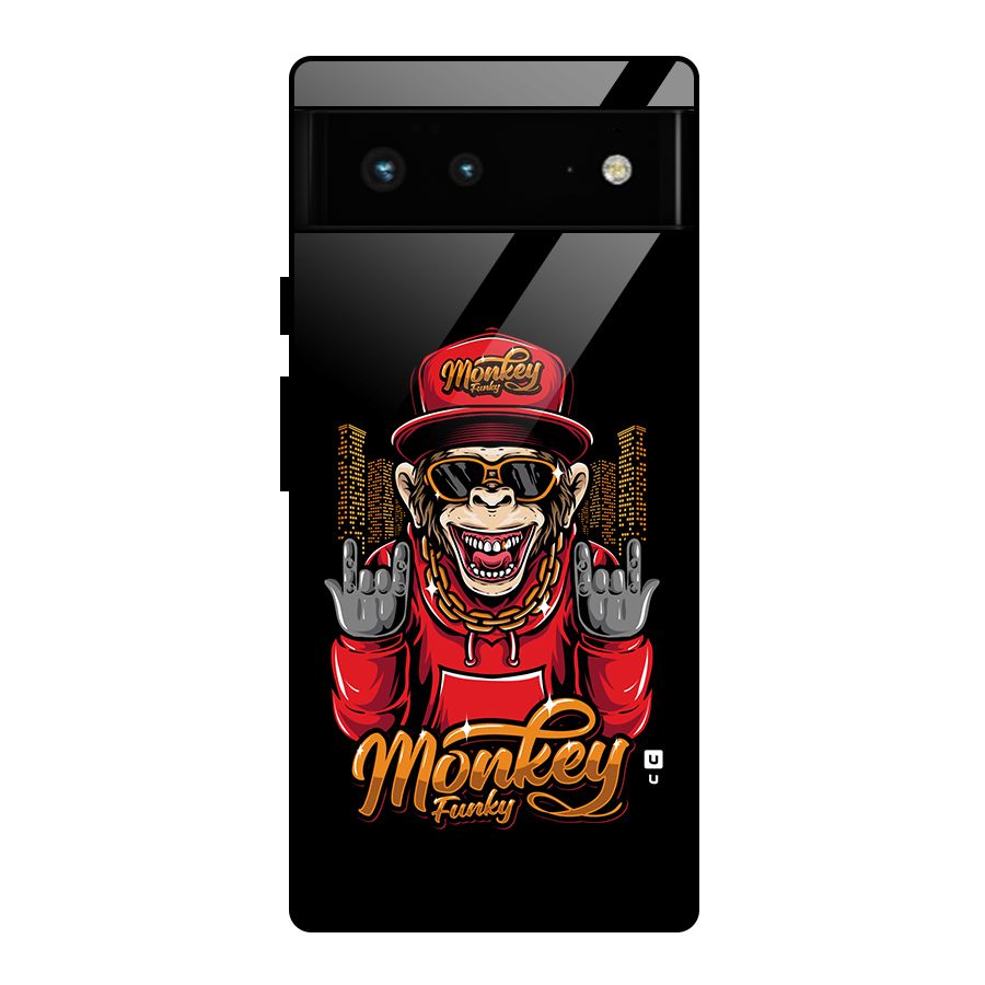 Hunky Funky Monkey Glass Back Case for Google Pixel 6