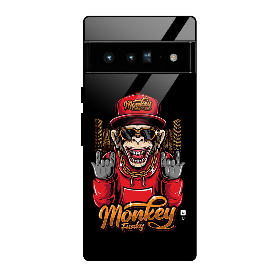 Hunky Funky Monkey Glass Back Case for Google Pixel 6 Pro