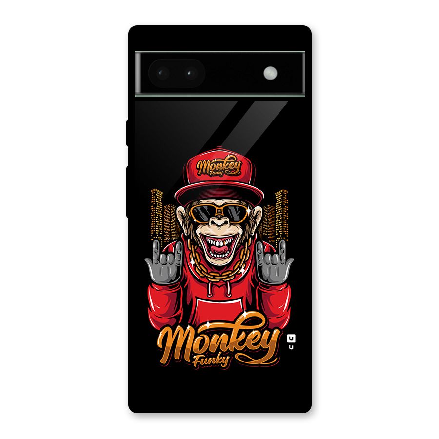 Hunky Funky Monkey Glass Back Case for Google Pixel 6a