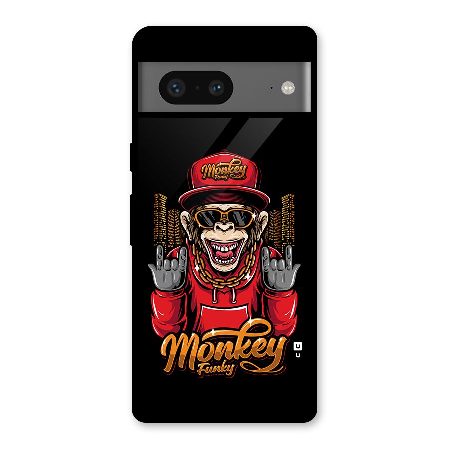 Hunky Funky Monkey Glass Back Case for Google Pixel 7