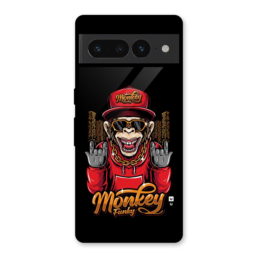 Hunky Funky Monkey Glass Back Case for Google Pixel 7 Pro