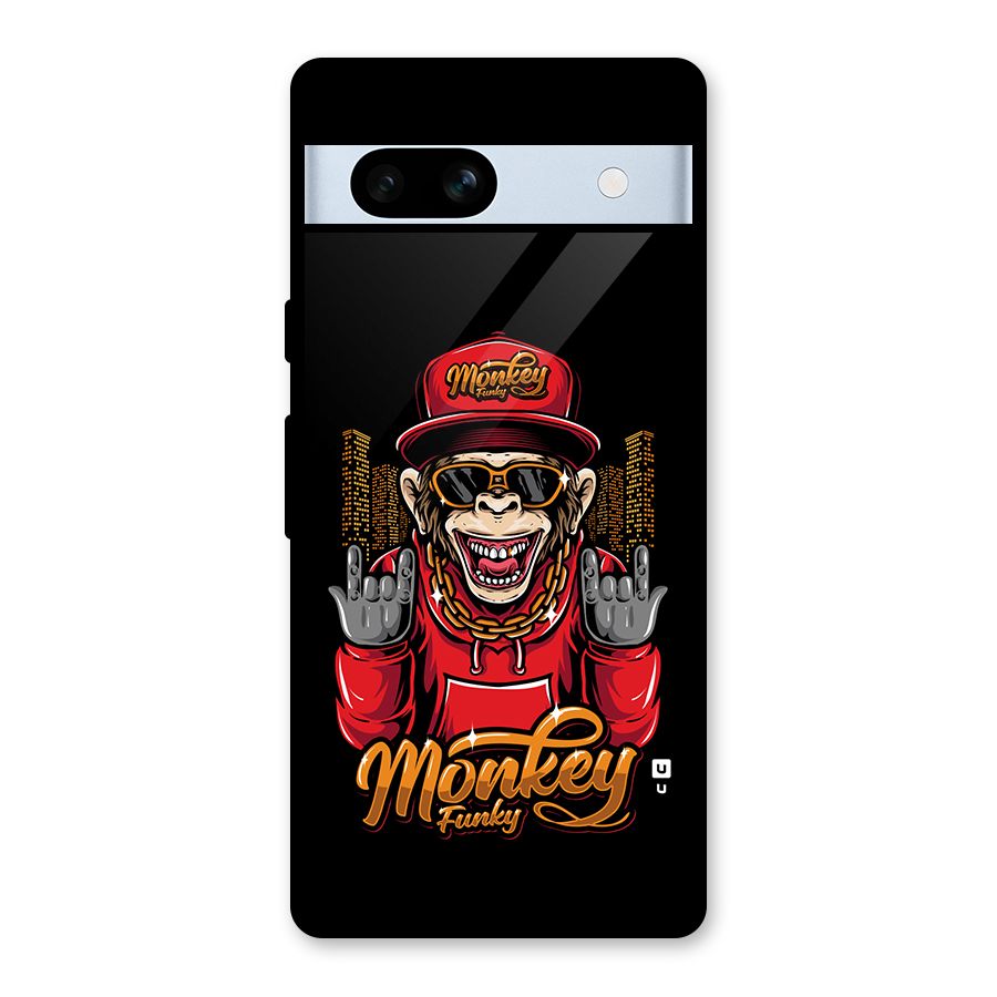 Hunky Funky Monkey Glass Back Case for Google Pixel 7a