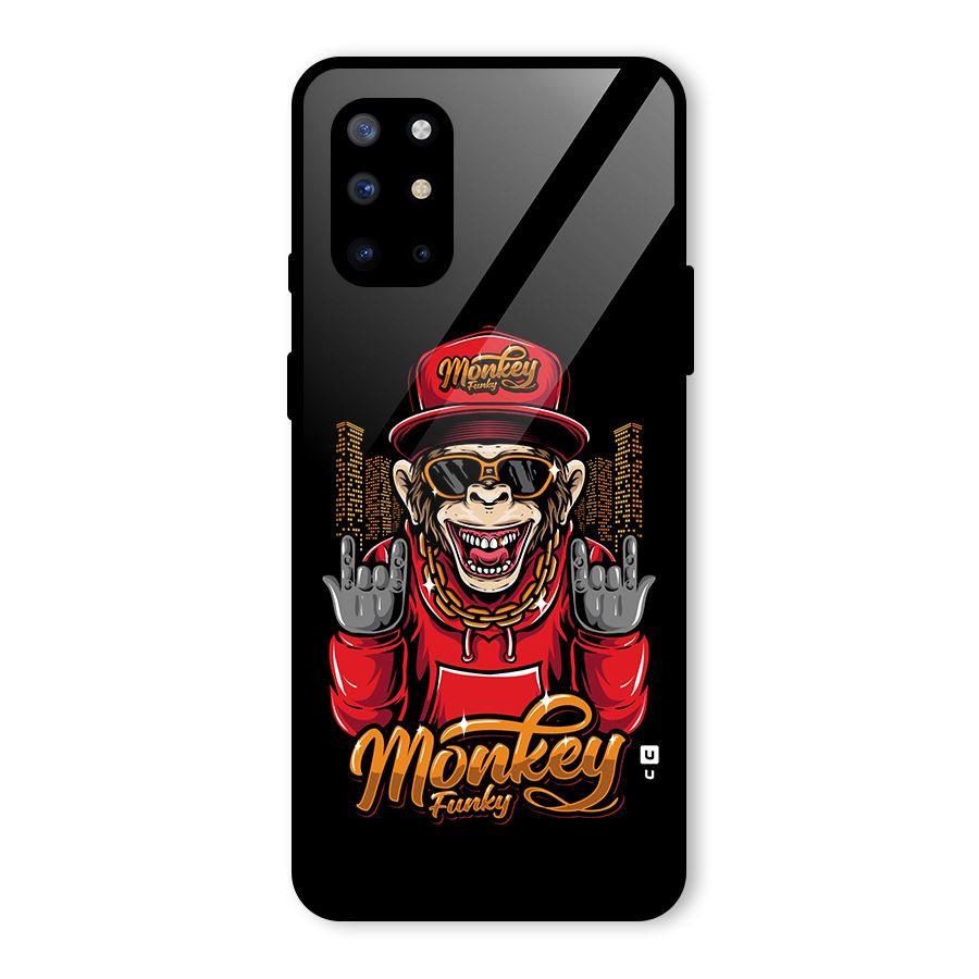 Hunky Funky Monkey Glass Back Case for OnePlus 8T