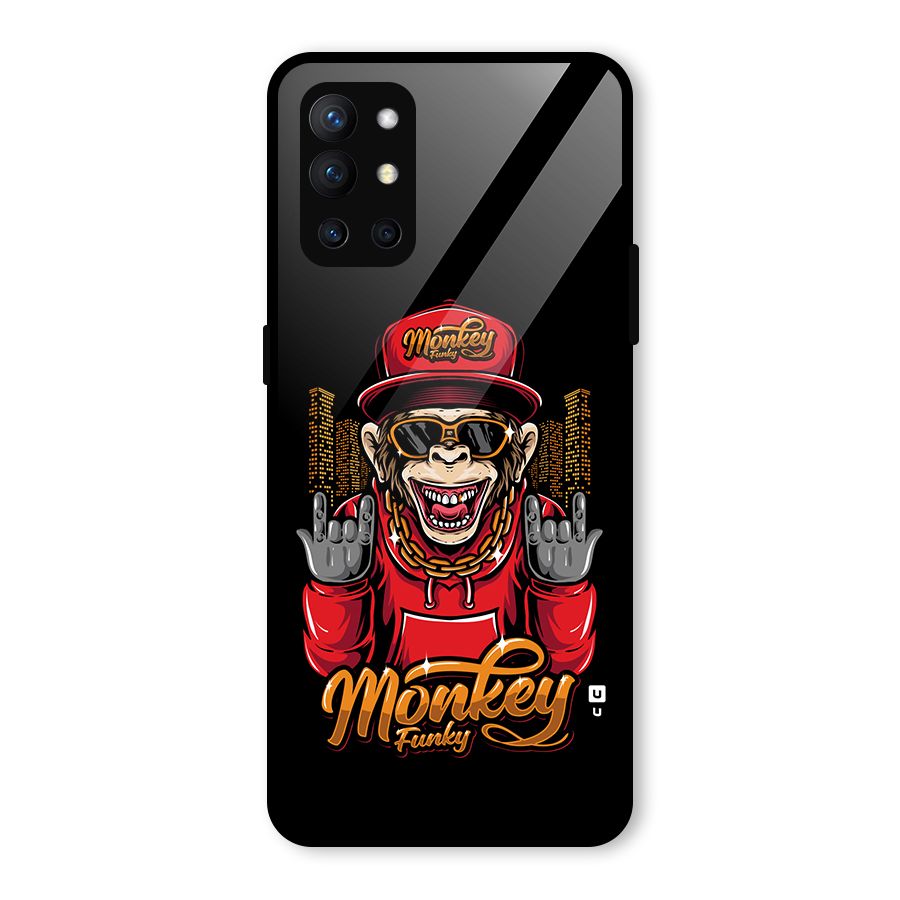 Hunky Funky Monkey Glass Back Case for OnePlus 9R