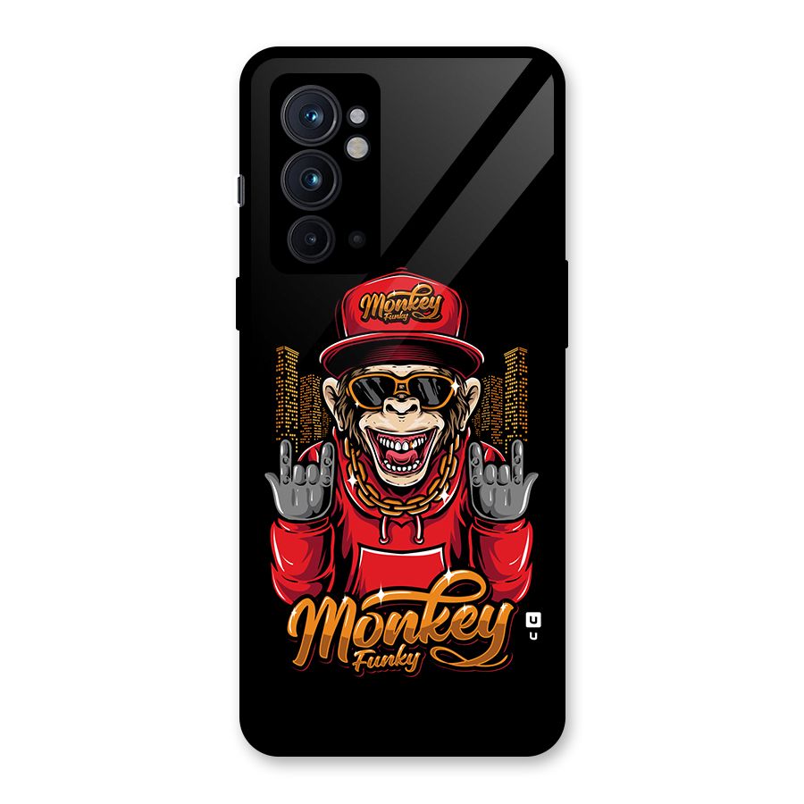 Hunky Funky Monkey Glass Back Case for OnePlus 9RT 5G