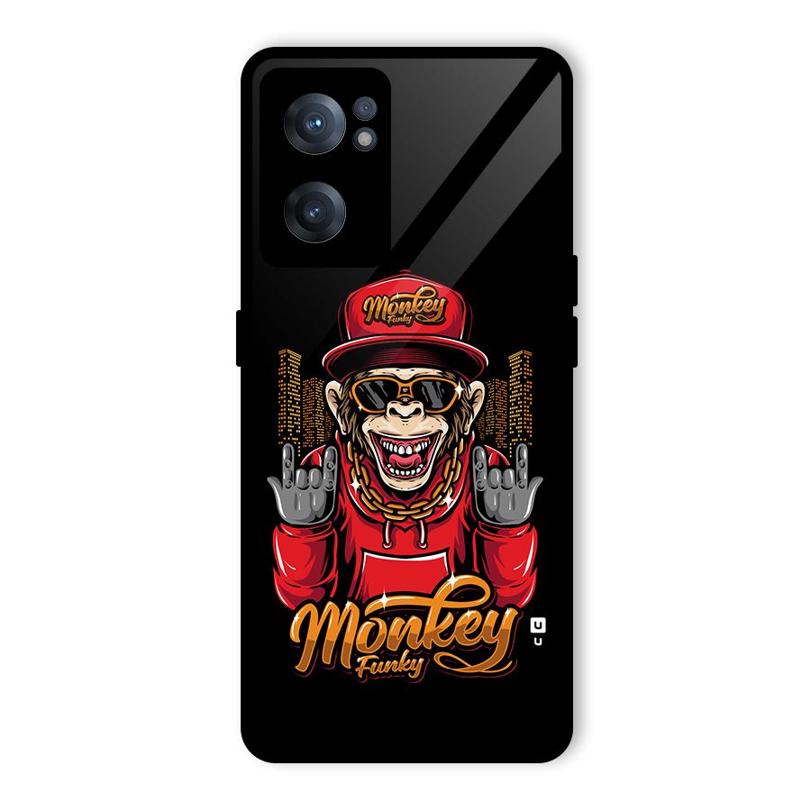 Hunky Funky Monkey Glass Back Case for OnePlus Nord CE 2 5G