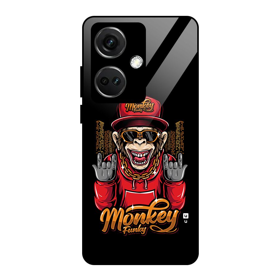 Hunky Funky Monkey Glass Back Case for OnePlus Nord CE 3 5G