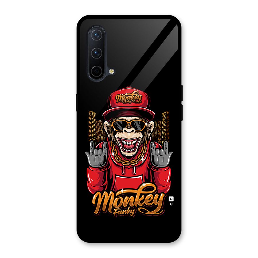 Hunky Funky Monkey Glass Back Case for OnePlus Nord CE 5G