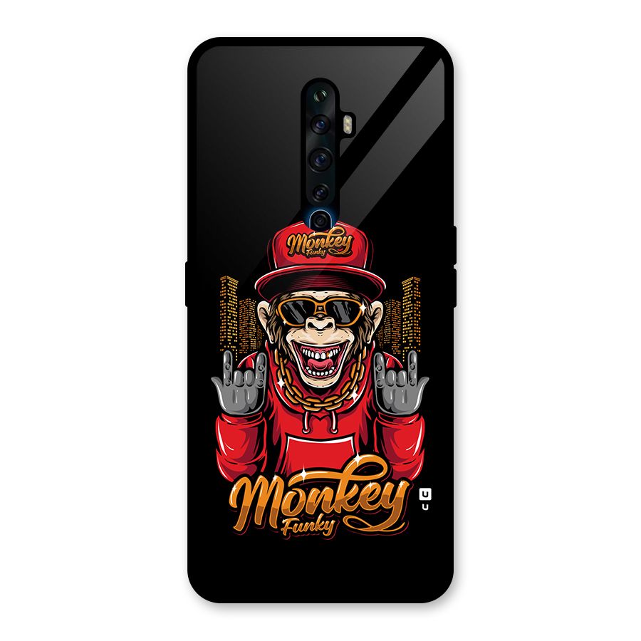 Hunky Funky Monkey Glass Back Case for Oppo Reno2 Z