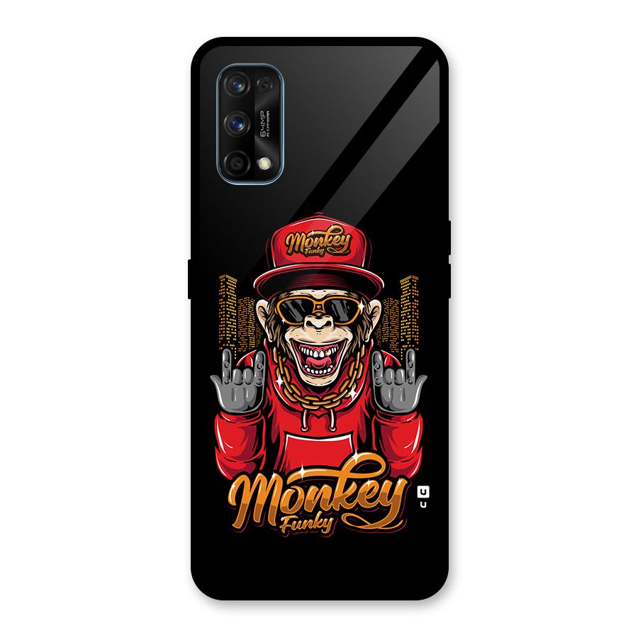 Hunky Funky Monkey Glass Back Case for Realme 7 Pro