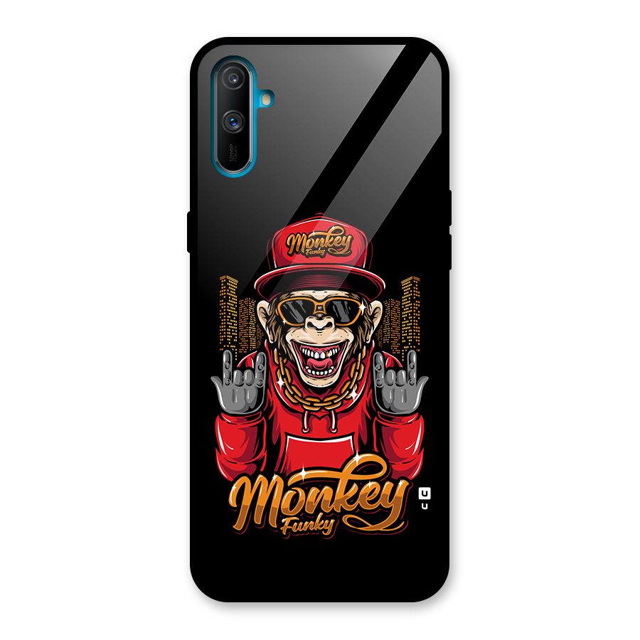 Hunky Funky Monkey Glass Back Case for Realme C3