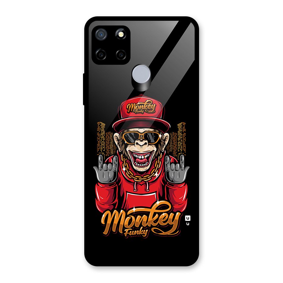 Hunky Funky Monkey Glass Back Case for Realme Narzo 20