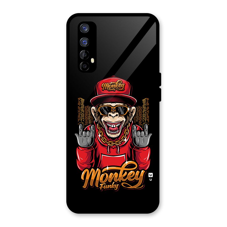 Hunky Funky Monkey Glass Back Case for Realme Narzo 20 Pro