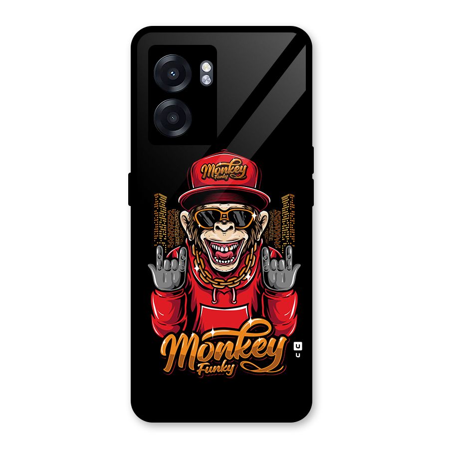 Hunky Funky Monkey Glass Back Case for Realme Narzo 50 5G
