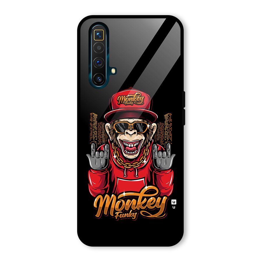 Hunky Funky Monkey Glass Back Case for Realme X3