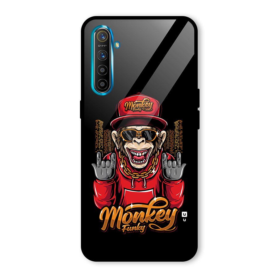 Hunky Funky Monkey Glass Back Case for Realme XT