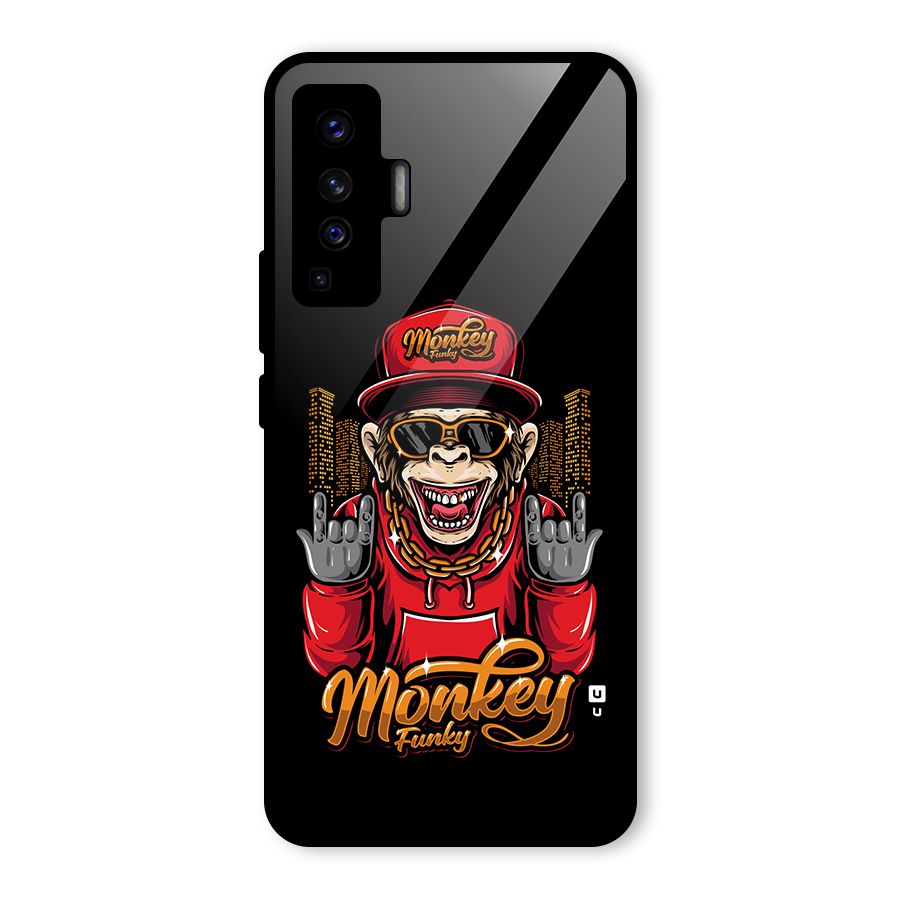 Hunky Funky Monkey Glass Back Case for Vivo X50