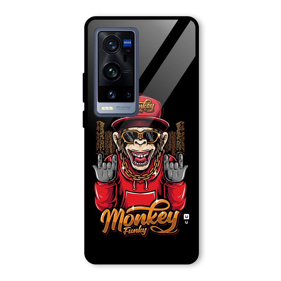 Hunky Funky Monkey Glass Back Case for Vivo X60 Pro Plus