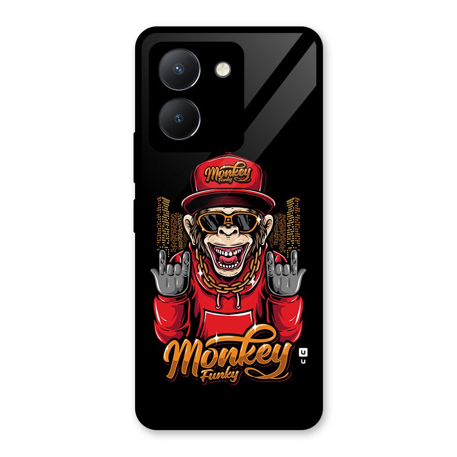 Hunky Funky Monkey Glass Back Case for Vivo Y36