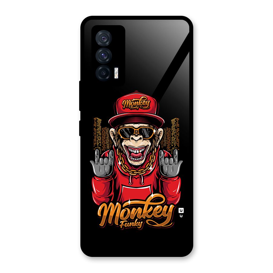 Hunky Funky Monkey Glass Back Case for Vivo iQOO 7 5G