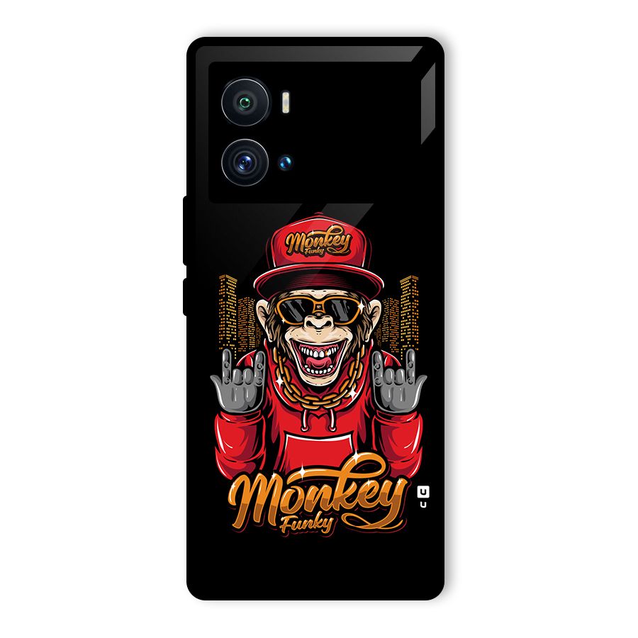 Hunky Funky Monkey Glass Back Case for Vivo iQOO 9 Pro