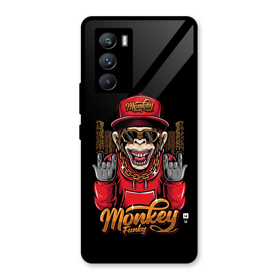 Hunky Funky Monkey Glass Back Case for Vivo iQOO 9 SE