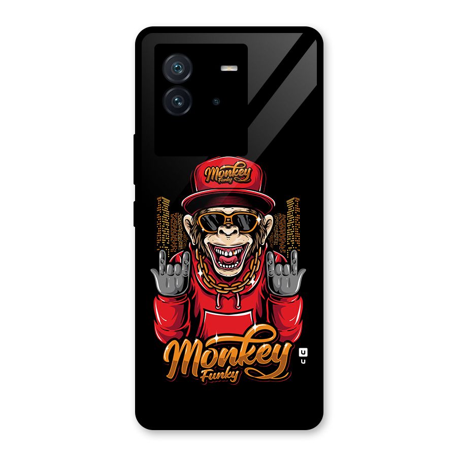 Hunky Funky Monkey Glass Back Case for Vivo iQOO Neo 6 5G