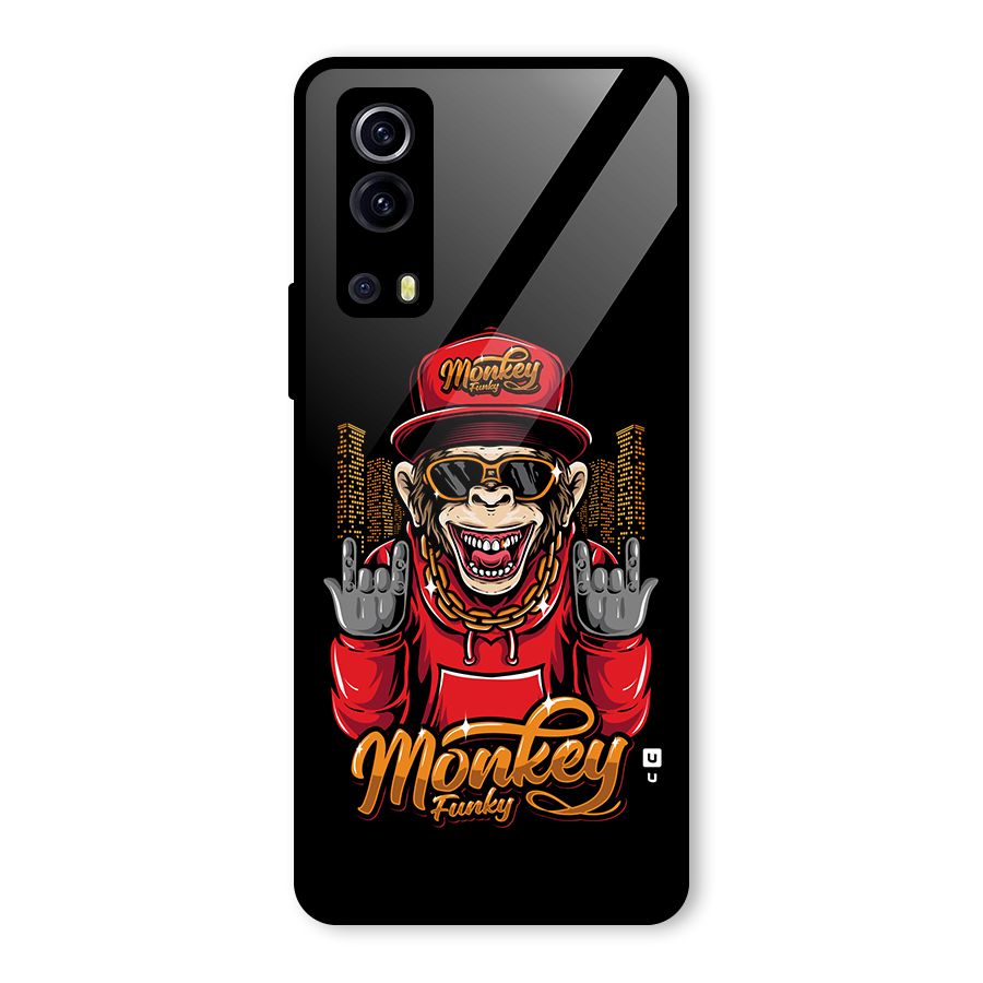Hunky Funky Monkey Glass Back Case for Vivo iQOO Z3