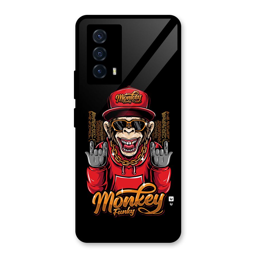 Hunky Funky Monkey Glass Back Case for Vivo iQOO Z5