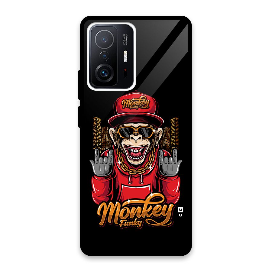 Hunky Funky Monkey Glass Back Case for Xiaomi 11T Pro